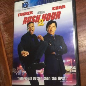 4/$20 “Rush Hour 2” DVD widescreen edition, mint condition .